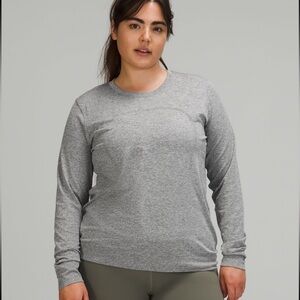 Lululemon Gray Swiftly Relaxed Long-Sleeve Shirt
